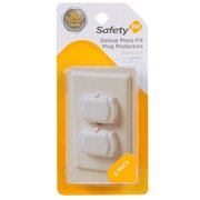 Safety 1St White Plastic Outlet Cover 8 pk, 8PK 48307